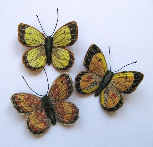 three small butterflies 001